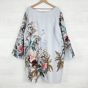 GB X Amanda Uprichard‎ Floral Stretch Sheath Dress Plus Size 4X Cocktail Party